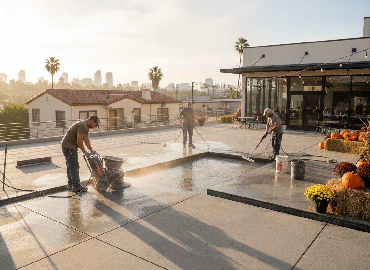Preparing Concrete Surfaces for Fall Events in Hillcrest