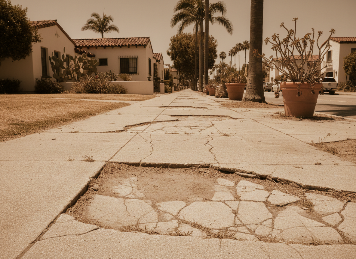 The Effects of Drought Cycles on Concrete in North Park