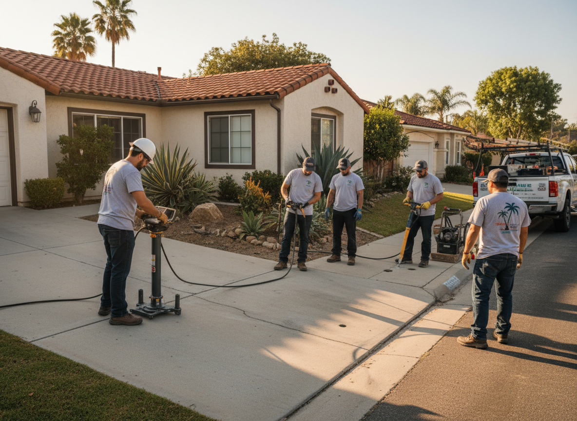 Concrete Leveling in Fallbrook, CA 92028