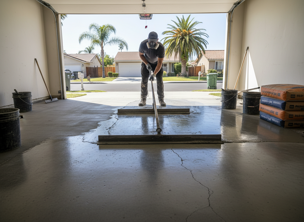 Garage Floor Leveling in San Diego, CA