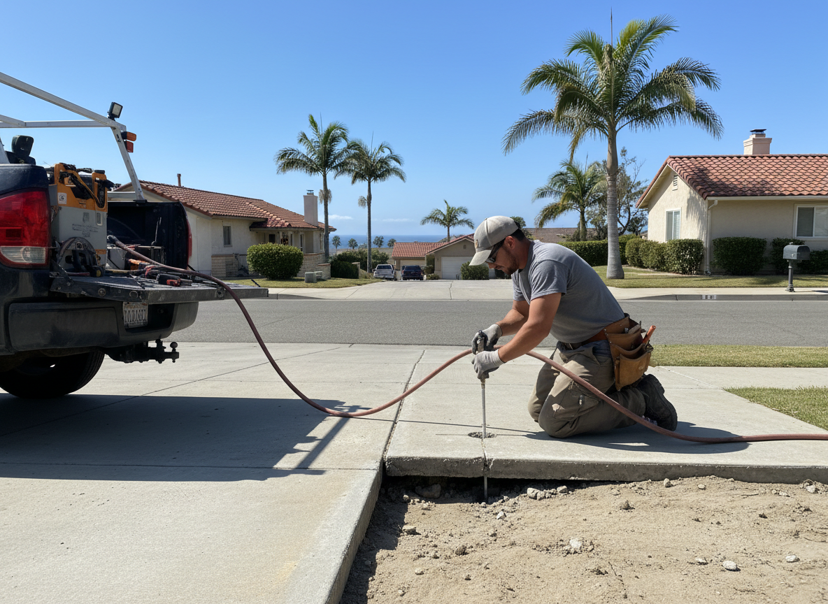 Sunken Concrete Repair in San Diego, CA